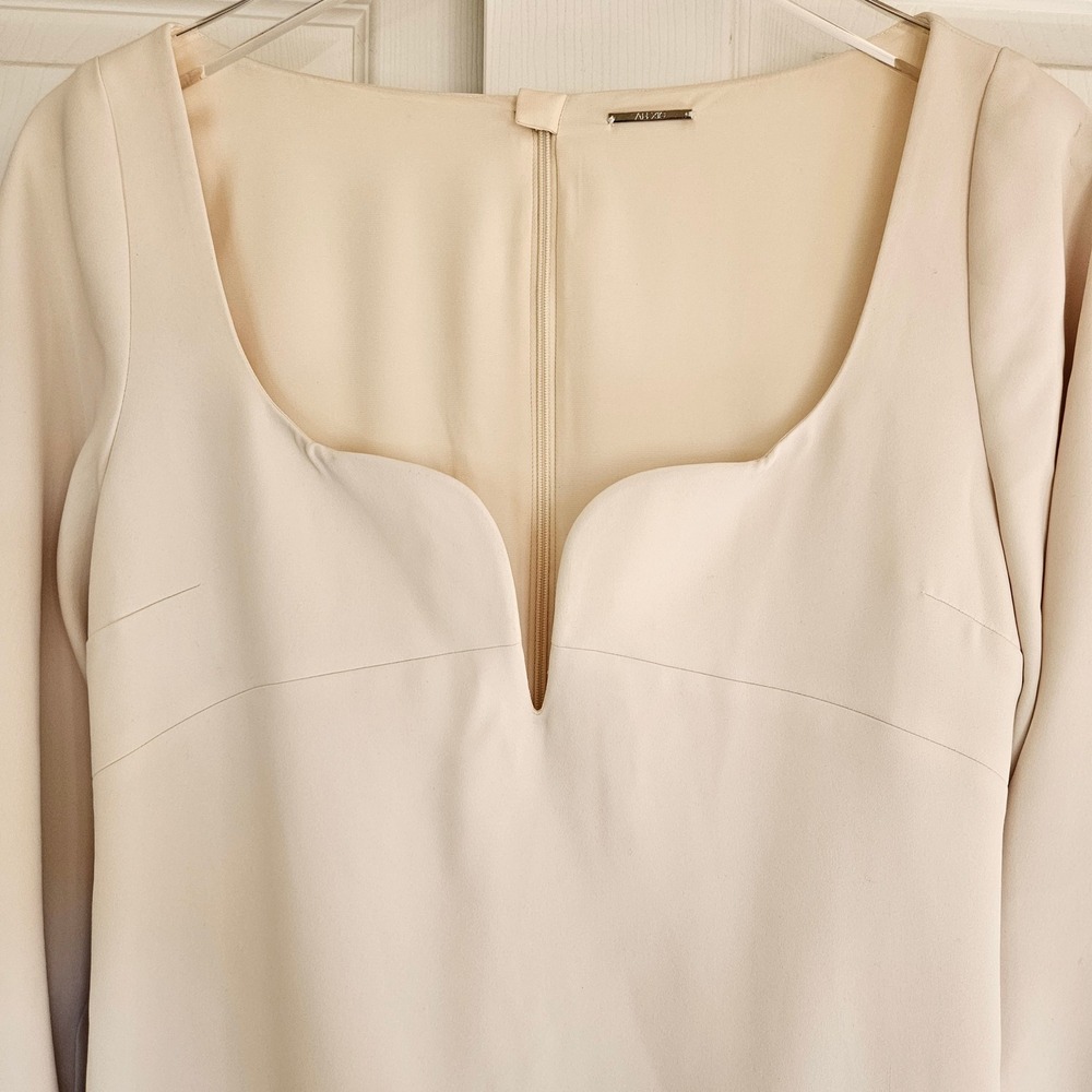 Alexis Cream Azize Split Sleeve Chain Mini Dress Size Small - Picture 4 of 16